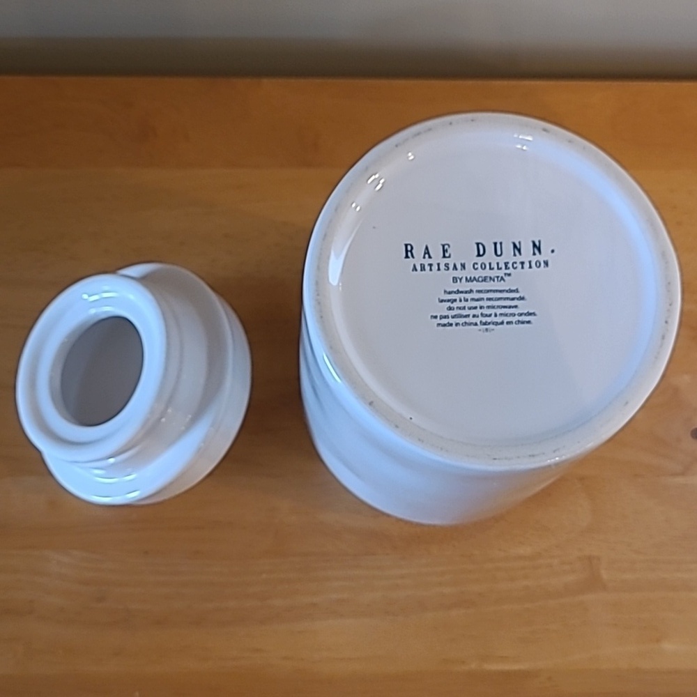 RAE DUNN ARTISAN COLLECTION BY MAGENTA White 'Coffee' Ceramic Canister - Picture 9 of 14